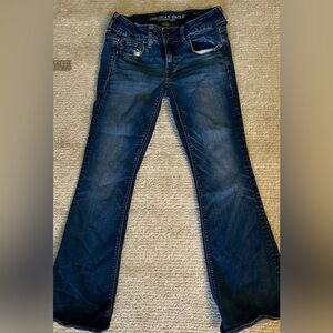 American Eagle Outfitters Dark Indigo Flare Jeans